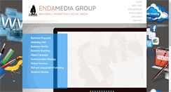 Desktop Screenshot of endamedia.com