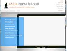 Tablet Screenshot of endamedia.com